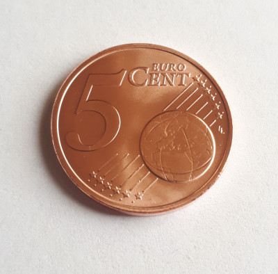 Estonia - 5 Cents / Euro centi - 2018 - UNC (din fisic) foto