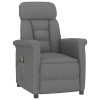 VidaXL Scaun de masaj Gri &icirc;nchis 70.5 x 96.5 x 95 cm Poliester 348409