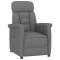 vidaXL Scaun de masaj Gri &icirc;nchis 70.5 x 96.5 x 95 cm Poliester 348409