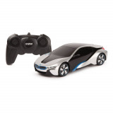 MASINA CU TELECOMANDA BMW I8 ARGINTIE SCARA 1 LA 24, Rastar 1:24