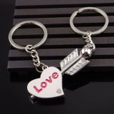 Cumpara ieftin Set Breloc Chei Pentru Cuplu / Indragostiti - LOVE -2 Bucati - Model 2