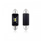 Set becuri auto cu LED CANBUS sofit compatibil C5W 1 SMD 39mm Alb 12/24V,