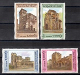 Spania 1990 - UNESCO - Patrimoniul Mondial,2 serii, 4 poze, MNH
