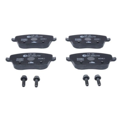 Placute frana Seat Cordoba (6l2), Ibiza 3 (6l1), Skoda Fabia 1 (6y2), Fabia 2 (542), Roomster (5j7), VW Polo (9n), punte fata, ATE foto
