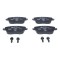 Placute frana Seat Cordoba (6l2), Ibiza 3 (6l1), Skoda Fabia 1 (6y2), Fabia 2 (542), Roomster (5j7), VW Polo (9n), punte fata, ATE