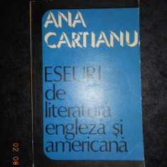 ANA CARTIANU - ESEURI DE LITERATURA ENGLEZA SI AMERICANA