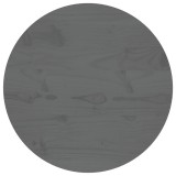 vidaXL Blat de masă, gri, &Oslash;60x2,5 cm, lemn masiv de pin 813668