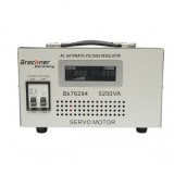 Stabilizator automat de tensiune 5000VA cu servomotor monofazat, 2 prize schuko 230V, afisaj LCD Breckner Germany