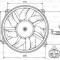 Ventilator, radiator CITROEN BERLINGO caroserie (M) (1996 - 2016) VALEO 696850