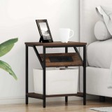 vidaXL Dulap de noapte Stejar brun 38 x 30 x 48 cm Lemn compozit