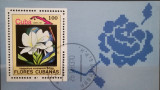 BC654, Cuba 1983, colita flori