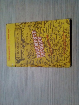 TRANSILVANIA - Documente Istorice - Mihai Racovitan (autograf) -1991, 246 p. foto