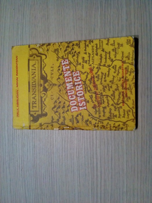 TRANSILVANIA - Documente Istorice - Mihai Racovitan (autograf) -1991, 246 p.