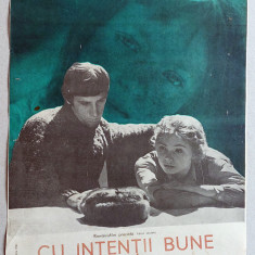 Cu intentii bune - Afis Romaniafilm film URSS 1985, cinema Epoca de Aur