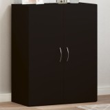 vidaXL Fișet, negru, 60x32x77,5 cm, lemn prelucrat