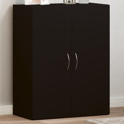 Gossi fiset, negru, 60x32x77,5 cm, lemn prelucrat foto