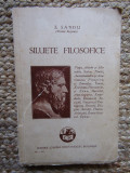 Z. Sandu (Nicolae Regman) - Siluete filosofice (1933, prima editie)
