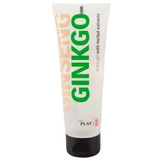 Gel masaj erotic pe baza de apa, ginseng si ginkgo Just Play Ginseng Ginkgo,