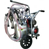 Aparat de muls Vaci Green Line T240 AL IC, 40L aluminiu, 2 posturi 180 l/min, Grup Colector Inox, Tanc Vacuum Inclus