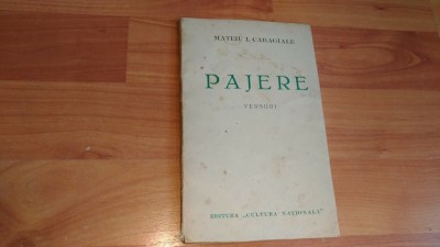 PAJERE - MATEIU I. CARAGIALE foto