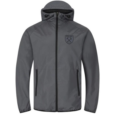 West Ham United geacă de bărbați cu glugă Shower Hood grey - XL foto