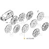 Capac Roata Tabla 15 inch Renault - Capac Butuc Roata Original 38962