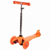Trotineta Copii cu Roti din Silicon Scooter Portocalie