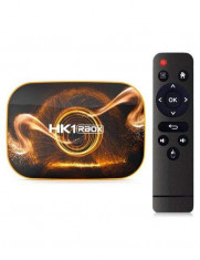 TV Box HK1 RBOX R1 Smart Media Player, 4K, RAM 2GB, ROM 16GB, Android 10.0, Rockchip RK3318 QuadCore, Slot Card, Wi-Fi foto