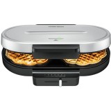 Aparat waffe WA 1250, 1250 W, 2 suprafeTe de coacere de 16 cm, negru/argintiu