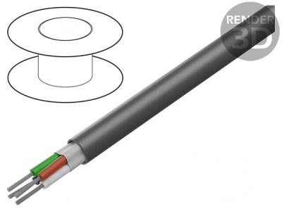 Cablu Xtra Guard 1 4x18AWG neecranat 30,5m 300V foto