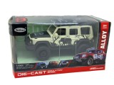 Macheta metal replica Mercedes G-Class Safari, scara 1:32, usi deschise, pull-back - Crem