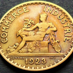 Moneda istorica (BUN PENTRU) 1 FRANC - FRANTA, anul 1923 * cod 4441 B