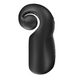 Masturbator SVIBE EVO FOR HIM Snail Collection, &icirc;n formă de melc, tehnologie Slide&rsquo;n&rsquo;Roll, rezistent la apă, culoare negru