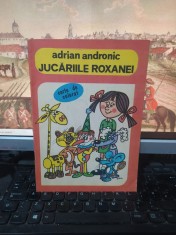 Adrian Andronic, Jucăriile Roxanei, Carte de colorat, necolorată, Buc. 1987, 091 foto