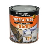 Vopsea email anticoroziva 3 in 1 zinc pe baza de solvent 1L, direct pe rugina, interior si exterior Breckner Germany