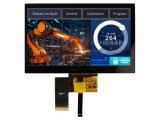 Afișaj TFT 7" 1024x600 LED RGB 3.3V NEWHAVEN NHD-7.0-1024600AF-LSXP-CTP