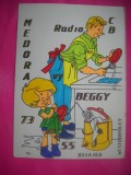 HOPCT 15004 MEDORA RADIO/ BEGGY -GERMANIA--CARTE POSTALA RADIO AMATOR / RADIOAMATORI CARICATURA -CIRCULATA
