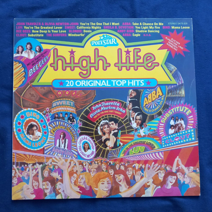 various High Life 20 Original Top Hits Polystra Germania 1978 NM / NM
