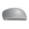 Lampă De Perete Pontius Gri Ceramică 1 Bec Semicircular Modern De Interior
