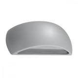 Lampă De Perete Pontius Gri Ceramică 1 Bec Semicircular Modern De Interior
