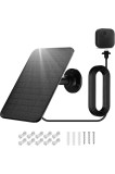 Panou solar de &icirc;ncărcare pentru camera Blink Outdoor a 4-a generație, cu accesorii panou solar Blink a 4-a generație, 360&deg;