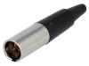 Conector XLR Mini Tată pe Cablu 3-Pin Amphenol AG3M Lipire 5A Diametru 3.5mm