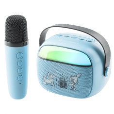 Boxa portabila pentru copii GoGEN BOB si BOBEK PARTY, 3.2 W, USB, Micro SD,
