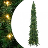 VidaXL Brad de Crăciun artificial pre-iluminat cu 100 LED-uri, 180 cm