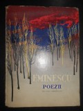 Mihai Eminescu - Poezii (1961, ed. cartonata, ilustratii de Perahim, usor uzata)