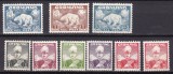 Groenlanda 1938/1946 rege fauna urs MI 1-7/26-27 MNH