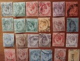 STRAIT-SETTELMENTS(Colonie Brit,-in INDIA (Rege-GEORGE V)--LOT 35VAL,--Stampilate.--Vezi-Scan