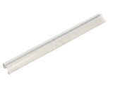 Profil aluminiu lăcuit 1m pentru module LED albă OLEK