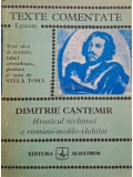 Stela Toma - Dimitrie Cantemir - Hronicul vechimei a romano-moldo-vlahilor (editia 1981)