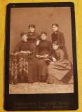 FOTOGRAFIE VECHE PE CARTON -ATELIER SWIATONIOWSKI-JASSY -IASI-CCA 1900